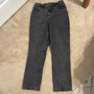 Abercrombie Washed Black Curve Love Jeans